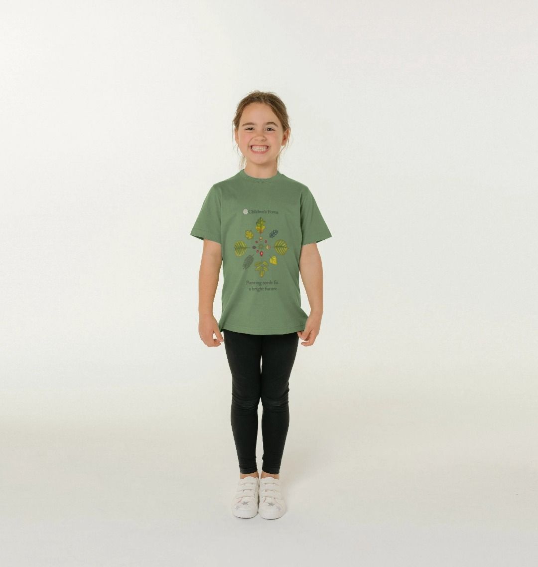 Children's Organic T-shirt with Tree Mandala