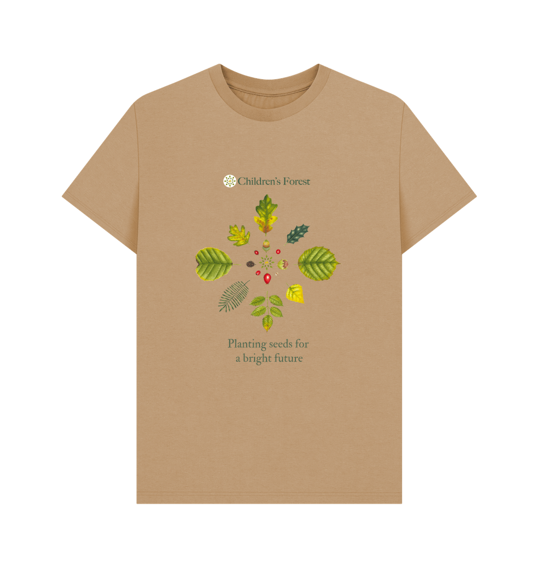 Sand Men's Organic T-Shirt with Tree Mandala