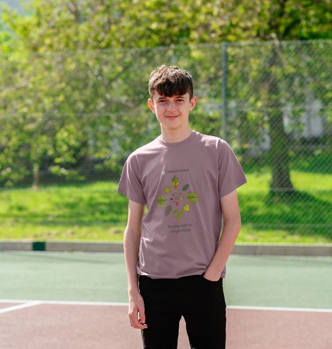 Children's Organic T-shirt with Tree Mandala