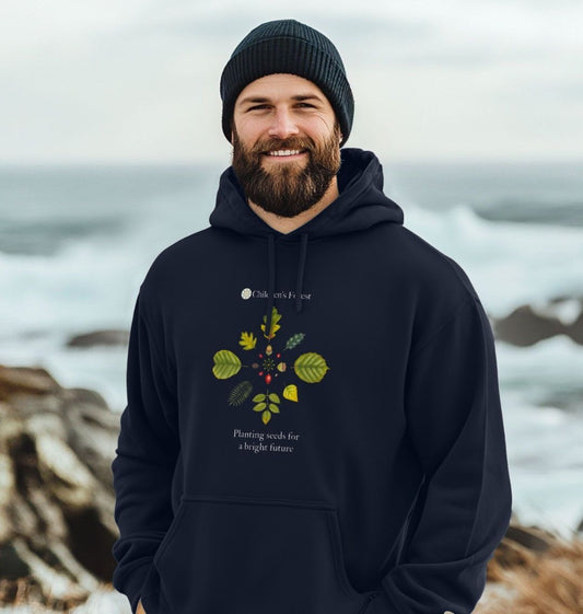 Unisex Organic Hoody with Tree Mandala (with kangaroo pocket)