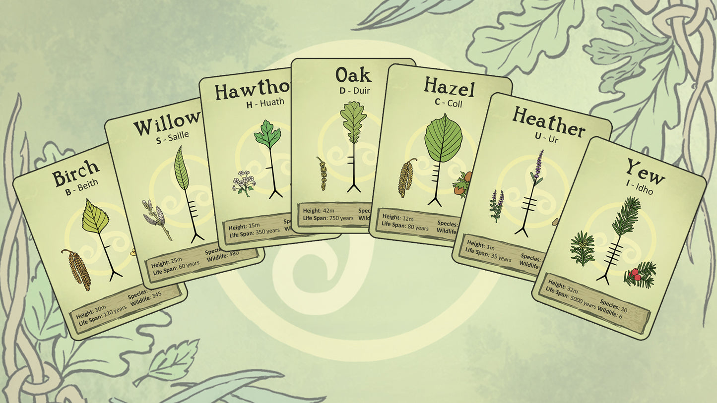 Tree Ogham card deck- COMING SOON!