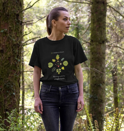 Women's Organic Relaxed Fit ReMill T-Shirt with Tree Mandala