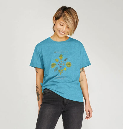 Women's Organic Relaxed Fit ReMill T-Shirt with Tree Mandala